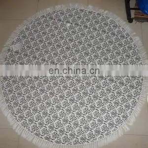 Printing Mandala Round Cotton Towel Pareo thumbnail-1