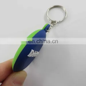 Custom Double Sides 3d Embossed Logo Pvc Keychains thumbnail-4