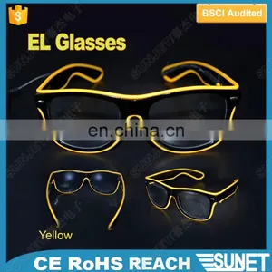 Party Decorations Colorful Led Lights el Reading Glasses With Led Light thumbnail-5