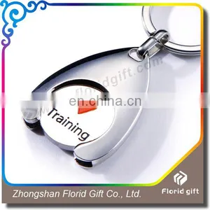 Promotional Metal Euro Coin Key Chain,Trolley Token Coin Key Chain thumbnail-3