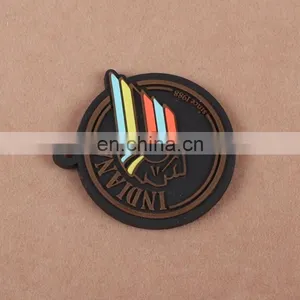 Fashion Promotional Customized Soft Pvc Rubber Made Round Keychain thumbnail-4