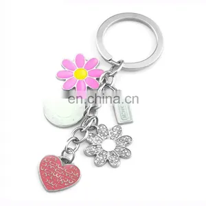 Golden China Supplier Great Quality Rhinestone Alphabet Key Chain ,Volleyball Skull Keychain thumbnail-6