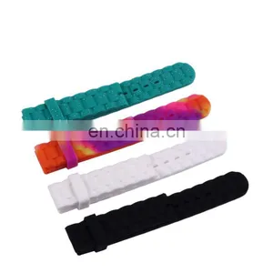 Fancy 23mm Silicone Rubber Watch Strap thumbnail-5