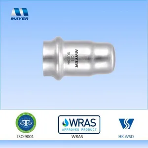 Stainless Steel End Cap V Profile Press Fitting thumbnail-1