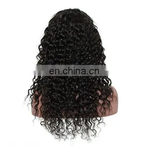 Best Quality 180%Density Unprocessed Cheap Brazilian Front Lace Wig 100 Percent Human Hair Wigs thumbnail-5
