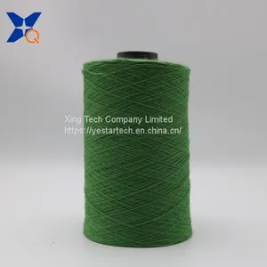 Green Nm26/2plies 7% Stainless Steel Fiber Blended With 93% Solid Acrylic Fiber for Knitting Touchscreen Gloves-XT11024 thumbnail-1