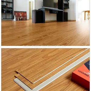 SPC Floor Vinyl Flooring Sheet Tiles Slotted Click Lock 3.2mm Thickness 0.3mm Wear Layer thumbnail-1