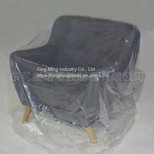 Plastic Sofa or Chair Cover Moving and Storage Bag Furniture Cover thumbnail-1