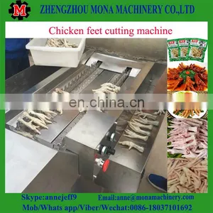 Professional Automatic Chicken Feet Cutting Machine With Working Table 1t-2t/h thumbnail-2