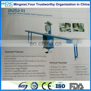 Mingmei Automatic Screw Single-head Double Head Fastening Machine for PVC Profiles thumbnail-1