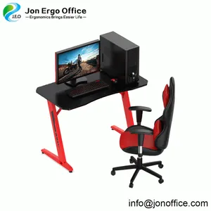 Mordern Bedroom Gaming Laptop Desk Gamers Computer Table E-Sports Z-Shaped thumbnail-1