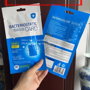 Portable Chlorine Dioxide Lanyard Air Space Sterilization Vlrus Disinfection Protection Card thumbnail-5