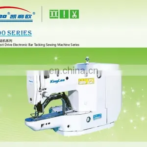 High Speed Direct Drive Electronic Bar Tacking Button-attaching Industrial Sewing Machine thumbnail-2