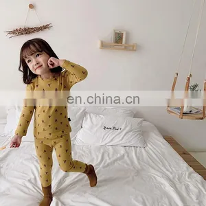 4050 Winter Baby Girl and Boy Cartoon Warm 2 Piece Sleeper Pajamas thumbnail-5