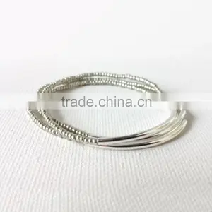 Black Seed Bead Wrap Bracelet for Girl thumbnail-3