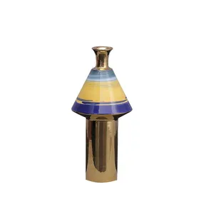 Colorfully Umbrella Small-Bore Nordic Style Jingdezhen Ceramic Vase For Home Table Decoration thumbnail-5