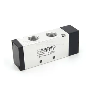 3/8 Inch 2 Way Pneumatic Manual Air Control Valve 4A330-10 thumbnail-3