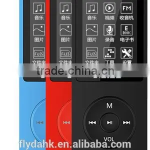 Ultrathin 4gb MP3 Player With Voice Recorder 1.8 Inch Screen Original RUIZU X02 With FM E-Book Clock Data Mp3 Player. thumbnail-1