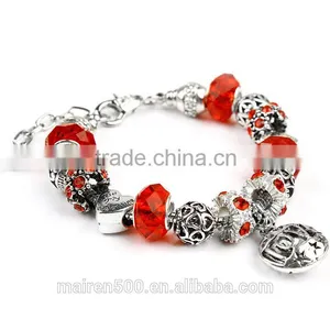 European Bead Bracelet, Alloy Bead Charm Fashion Bracelet thumbnail-1