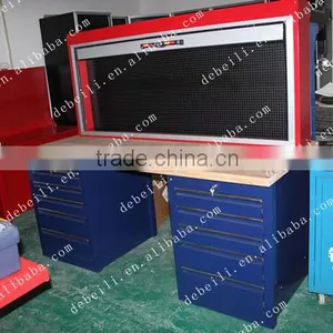 Industrial Metal Workbench thumbnail-1