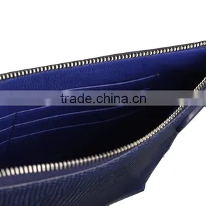 Luxury Lizard Skin and Sheep Leather Women Clutch Bag Leather Wrist Bags Wristlet Handbag for Men thumbnail-6