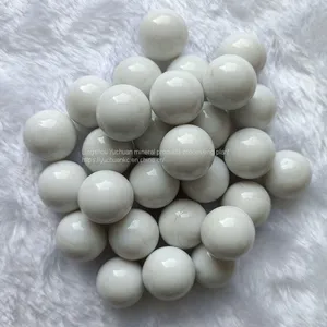 16mm White Porcelain Three Pattern Glass Marble thumbnail-1