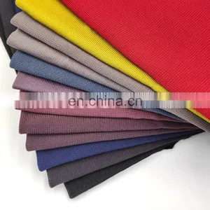Fashion Design High Elastic Circular Flats Fabric Knit Rib Knitted Stripe thumbnail-5