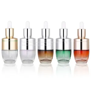 50ml Shoulder Sleeve Essential Oil Bottle Spot Skin Care Product Dropper Original Solution Glass Bottle 50ml Hyaluronic Acid Essence Solution Bottle thumbnail-5