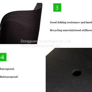 230gsm 280gsm 330gsm 380gsm 430gsm 480gsm Black Cardboard 787mm 889mm Black Paperboard Rolls thumbnail-4