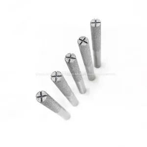 Customized Cross Groove Brazed Grinding Head 10mm Carbon Fiber Drilling and Edge Trimming Tolerance Small Diamond 50 Mesh thumbnail-3