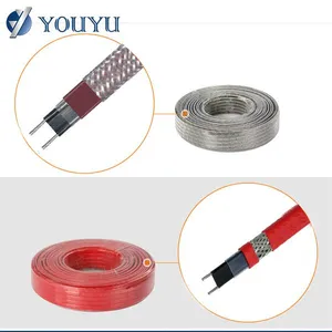 Electric Underfloor Heating Cable With Plug Heat Tracing Cableg Self Regulating Floor Heating Trace Tapes for Deicing thumbnail-2