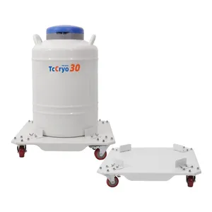 Qatar Liquid Nitrogen Container Trolley TcCryo Liquid Nitrogen Tank Floor Stand thumbnail-5