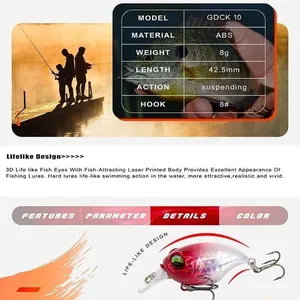 Floating Crankbait-GDCK10-42.5mm/8g thumbnail-3