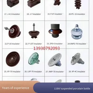 Electric Power Line Suspension Porcelain Insulator 10kv 35kv Factory Direct With Logistics Included thumbnail-3