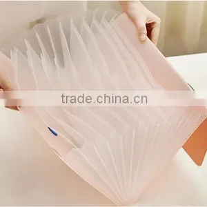 Lovely& Delicate Style A4 Colorful Pvc Expanding File Folder With Handle Suitable Office Lady Supplier's Choice thumbnail-5