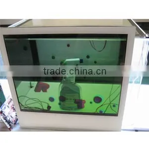 24 Inch Transparent Led Display All in One pc Video Led Display All in One pc 24" Mini pc Kiosk Standing Indoor pc Touch Kiosk thumbnail-2