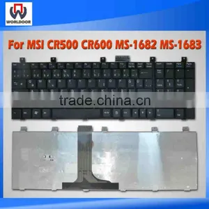 Wholesale For MSI Laptop Keyboard CR500 CR600 MS-1682 MS-1683 RU thumbnail-1