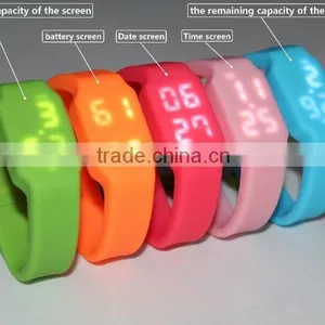 Multi-Functional USB Pen Drive 2gb 4gb 8gb 16gb 32gb Silicone USB Bracelet Watch thumbnail-1