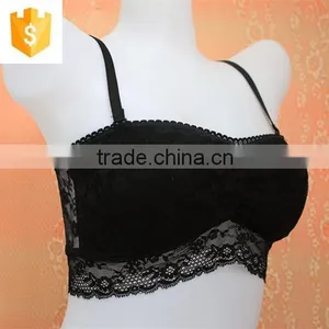 New Lady Sexy Thin Style Lace Full Cup Seamless Boost Enhancer Padded Push Up Lingerie Underwear Bra thumbnail-3