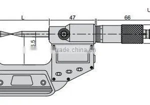 High Precision Insize 3530-25A Digital Point MIcrometer thumbnail-2