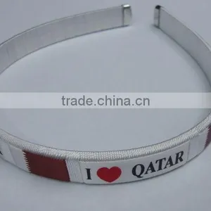 I Love QATAR Hair Jewelry,I Love OATAR Fans Product,promotional Fans Gift Hair Hoop thumbnail-1