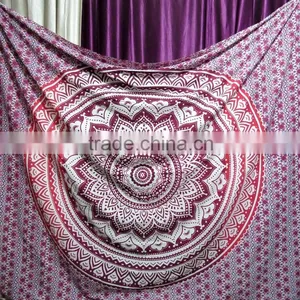Mandala Printed Tapestry Custom Bed Sheets thumbnail-1