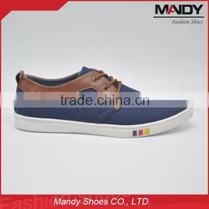 Hot Selling Cheap Price Comfortable Lace up Fabric Men Shoes thumbnail-2