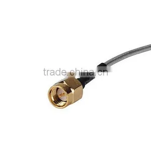 China Supplier N Female 4-hole Panel to SMA Male RA Pigtail Cable RG405.086 thumbnail-5