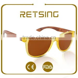 UV400 Sunglasses Wooden Bamboo Temple Sunglasses Wooden Sunglasses 2016 thumbnail-5