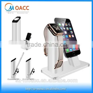 2 in 1 High Quality Zinc Alloy Stand for Apple Watch for Iphone thumbnail-1