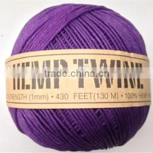 Wholesale 1mm Yellow Hemp Twine Cord For Sale thumbnail-4