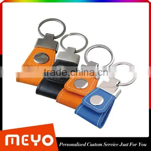 New Products 2015 Innovative Product pu Leather Custom Keychain Metal Keychain thumbnail-6