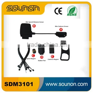 Sounon SDM-3101 ABS Waterproof Bluetooth Bicycle Computer, Bicycle Speedometer, Bicycle Cadence Sensor thumbnail-1