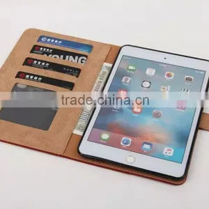 Squirrel Grain Leather Flip Case for IPad Mini 4 Wallet Cover Case With Card Slot MT-5298 thumbnail-6